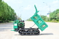 1 tonelada de carga máxima GF1000 camión de descarga de basura de arrastrador de carga hidráulica de descarga lateral
