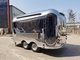 Venta en caliente Airstream Fast Food Trailer Camión de comida estándar con cocina completa para la venta
