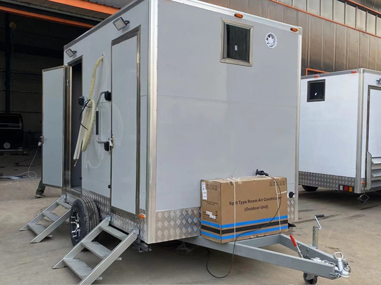 Afforda Luxury Alta calidad Portable Baño Baño Toilet Mobile Trailer Para Fiesta de bodas en la playa Varios escenarios