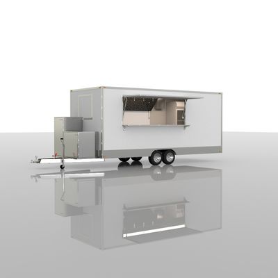 Remolque móvil multifunccional modular comercial para empresas alimentarias adecuado para todos los escenarios