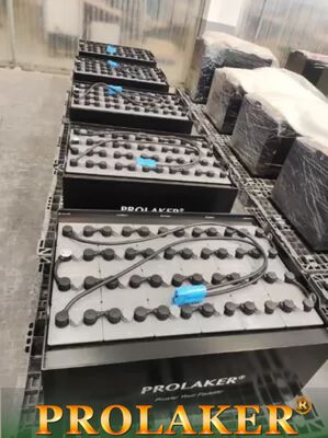 Batería de tracción eléctrica de montacargas eléctricos de plomo 48V 600Ah para helicóptero CPD20
