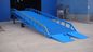 Rampa ajustable hidráulica gigante azul DCQY20-0.5 del embarcadero de los niveladores de muelle
