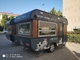 Camión de carretillas de comida móviles modernas de acero inoxidable de la calle