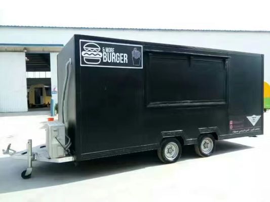 Remolque móvil de camión de comida con máquina de bocadillos y equipo