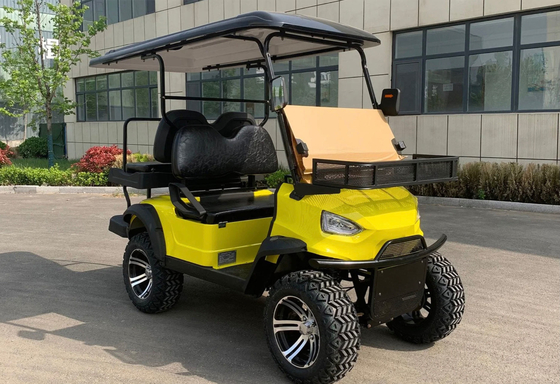 Mini Vehículo Eléctrico de 2 asientos Carritos de golf con carretillas elevadas con batería de litio de plomo