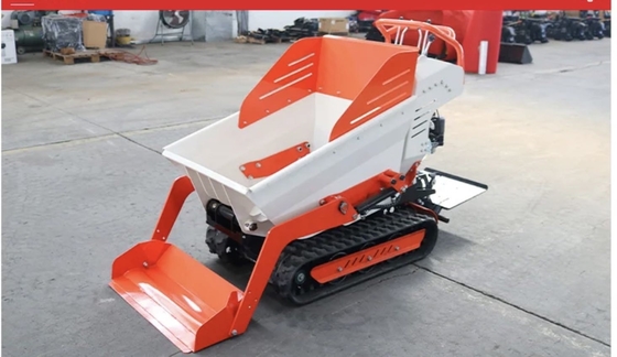 Caliente Barato Pequeño Mini Dumper 500kg GF500 Mini Dumper de Pista China Crawler Dumpe