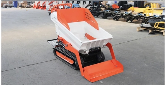 Caliente Barato Pequeño Mini Dumper 500kg GF500 Mini Dumper de Pista China Crawler Dumpe