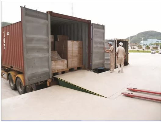 SolidLink Rampas hidráulicas de puerto de trabajo pesado Nivelador de puerto hidráulico DCQ8-0.7