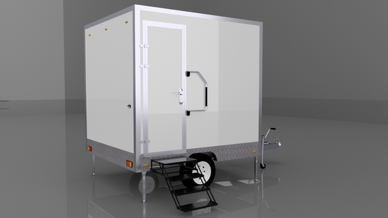 Precio asequible Funcional y personalizable Mobile Single Shower Trailer Baño de lujo al aire libre
