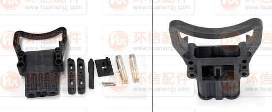 Alta calidad DIN160 600V 160A Conector de batería para carretilla elevadora masculina femenina a prueba de ácido con carcasa de terminal PP