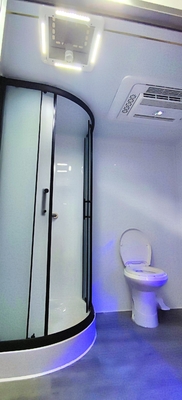 Luxo personalizable de una sola suite baño móvil ducha remolque / Porta Potty para alquilar para bodas festivales, al aire libre, viajes