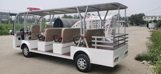 Nuevo 4+1 de cuatro filas de asientos de turismo Vehículo eléctrico con bastidor de equipaje