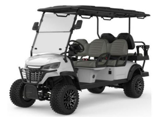 6 plazas Carro de golf eléctrico con batería de plomo-ácido 8-10 horas Tiempo de carga 110V AC a DC 48V 20A Cargador inteligente a bordo