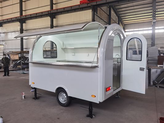 Trailer de comida móvil para la calle para barbacoa o comida rápida