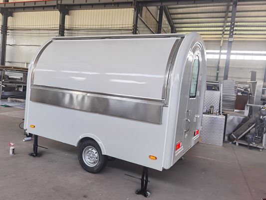 Trailer de comida móvil para la calle para barbacoa o comida rápida