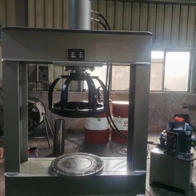Máquina de prensa de neumáticos TP120-E de alto rendimiento para montacargas para neumáticos macizos con llantas de hasta 15 pulgadas