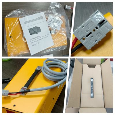 Cargador automático de baterías de 24 V para montacargas y carretillas de paletas