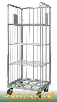 Práctico almacén específico de 3 lados de la jaula de rollo banda elástica fija