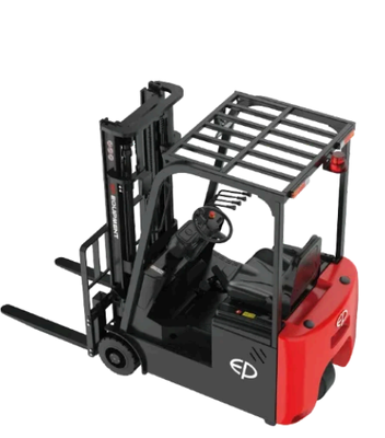 Compact 1.5 Ton 3 Wheel Electric Counterbalance Forklift Low Ceiling Cargo Lift Use Built-in Li-ion Charger Opportunity Charging Forklift