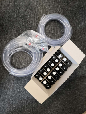 Sistema de riego automático resistente a los ácidos de primera calidad con válvula de reabastecimiento de parada automática para batería de ácido de plomo de carretilla elevadora de 48V