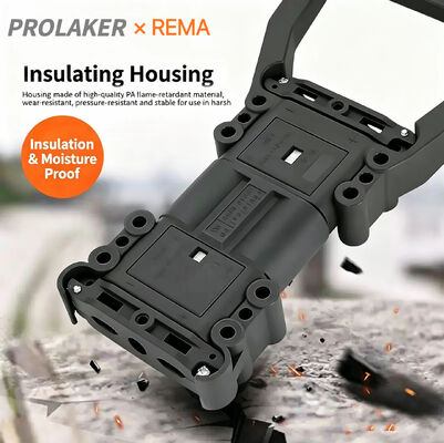 Durable Acid Resistant REMA DIN160 Battery Charging Connector with 160A Current Rating Compliant with DIN EN 1175