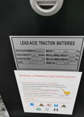 Batería de tracción para montacargas eléctricos de 24V 280AH de repuesto para apilador eléctrico HELI CDD16 20