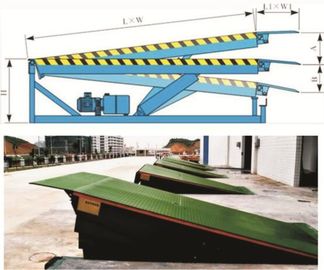 Plataforma hidráulica DCQ6-0.70 del embarcadero del nivelador de muelle de la eficacia alta