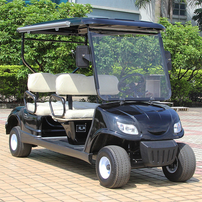 Vehículo rápido portátil ligero rápido abierto plegable carrito de golf 4 asientos mini carritos de golf carruaje para exteriores