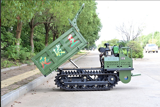 Super pesado de trabajo fuera de la carretera Crawler camión de basura inteligente