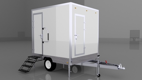 Precio asequible Funcional y personalizable Mobile Single Shower Trailer Baño de lujo al aire libre