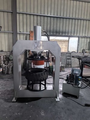 Máquina de prensado de neumáticos sólidos hidráulicos de montacargas de 120 toneladas