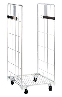 Cajera de rodillo de acero industrial de dos lados para almacén