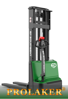 Apilador eléctrico Walkie EP DS3 de 1500 kg, apilador compacto para pasillos estrechos con cargador incorporado